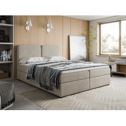 Łóżko kontynentalne Boho